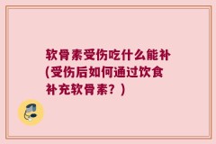 软骨素受伤吃什么能补(受伤后如何通过饮食补充软骨素？)