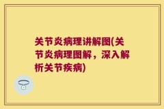 关节炎病理讲解图(关节炎病理图解，深入解析关节疾病)