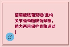 葡萄糖胺葡聚糖(重构关节葡萄糖胺葡聚糖，助力两用保护骨骼运动)