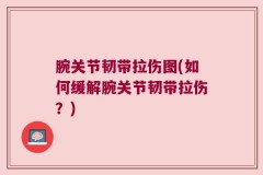 腕关节韧带拉伤图(如何缓解腕关节韧带拉伤？)