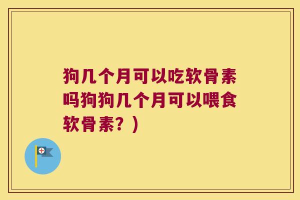 狗几个月可以吃软骨素吗狗狗几个月可以喂食软骨素?) 狗几个月可以吃软骨素吗狗狗几个月可以喂食软骨素?)