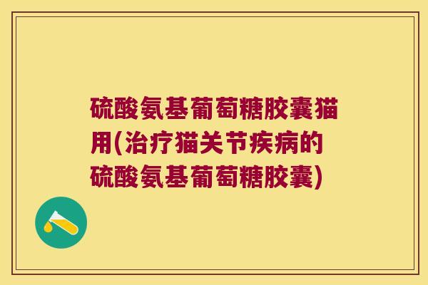 硫酸氨基葡萄糖胶囊猫用(猫关节的硫酸氨基葡萄糖胶囊) 硫酸氨基葡萄糖胶囊猫用(猫关节的硫酸氨基葡萄糖胶囊)
