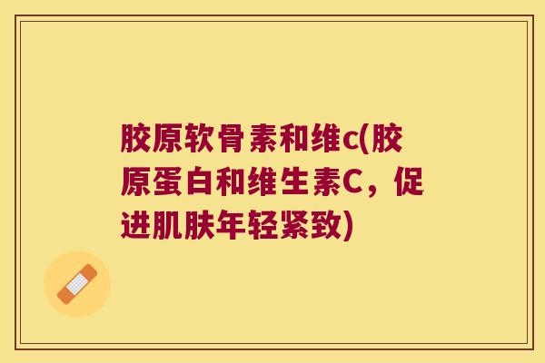 胶原软骨素和维c(胶原蛋白和维生素C,促进年轻紧致) 胶原软骨素和维c(胶原蛋白和维生素C,促进年轻紧致)