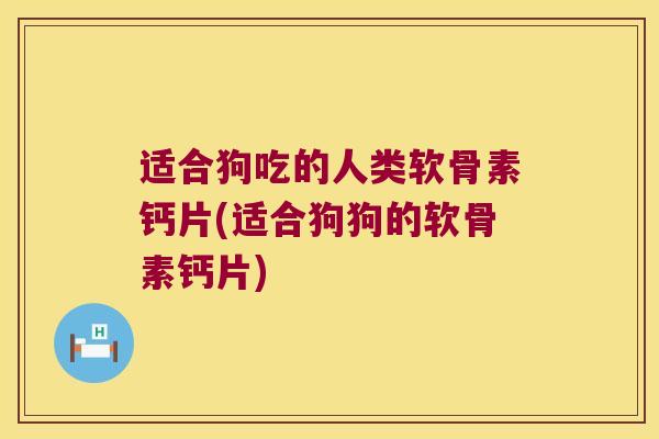 适合狗吃的人类软骨素钙片(适合狗狗的软骨素钙片)
