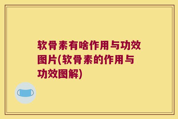 软骨素有啥作用与功效图片(软骨素的作用与功效图解) 软骨素有啥作用与功效图片(软骨素的作用与功效图解)