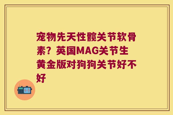 宠物先天性髋关节软骨素?英国MAG关节生黄金版对狗狗关节好不好 宠物先天性髋关节软骨素?英国MAG关节生黄金版对狗狗关节好不好