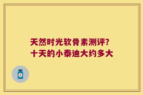 天然时光软骨素测评?十天的小泰迪大约多大 天然时光软骨素测评?十天的小泰迪大约多大