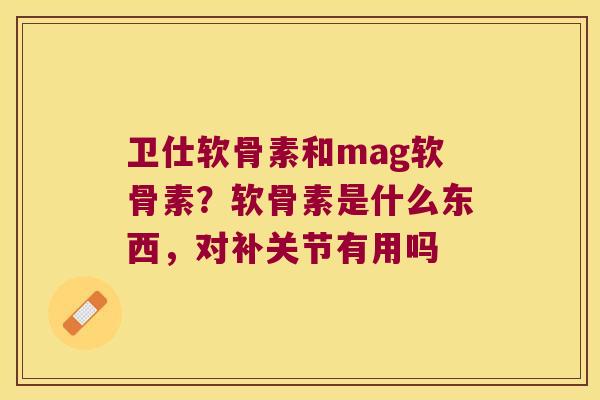 卫仕软骨素和mag软骨素?软骨素是什么东西,对补关节有用吗 卫仕软骨素和mag软骨素?软骨素是什么东西,对补关节有用吗
