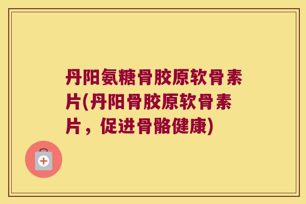 丹阳氨糖骨胶原软骨素片(丹阳骨胶原软骨素片,促进骨骼健康) 丹阳氨糖骨胶原软骨素片(丹阳骨胶原软骨素片,促进骨骼健康)