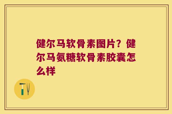 健尔马软骨素图片？健尔马氨糖软骨素胶囊怎么样