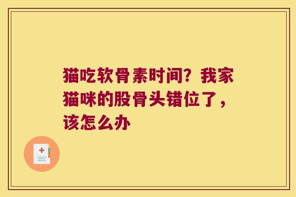 猫吃软骨素时间?我家猫咪的股骨头错位了,该怎么办 猫吃软骨素时间?我家猫咪的股骨头错位了,该怎么办