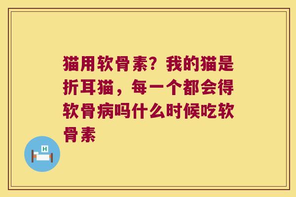 猫用软骨素?我的猫是折耳猫,每一个都会得软骨吗什么时候吃软骨素 猫用软骨素?我的猫是折耳猫,每一个都会得软骨吗什么时候吃软骨素