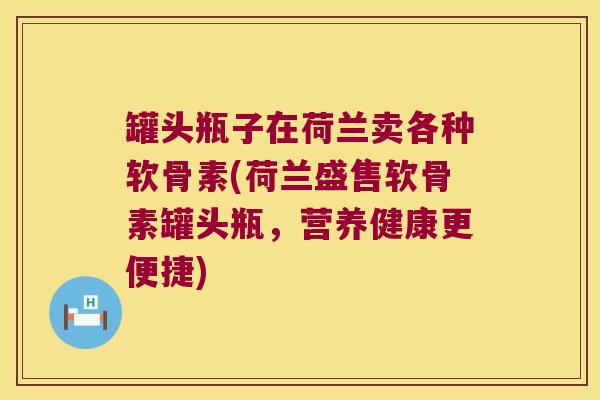 罐头瓶子在荷兰卖各种软骨素(荷兰盛售软骨素罐头瓶，营养健康更便捷)