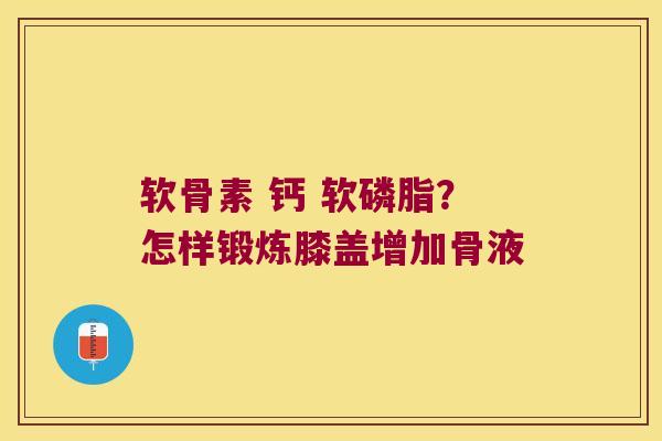 软骨素 钙 软磷脂?怎样锻炼膝盖增加骨液 软骨素 钙 软磷脂?怎样锻炼膝盖增加骨液