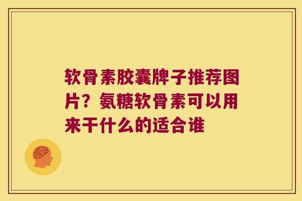 软骨素胶囊牌子推荐图片?氨糖软骨素可以用来干什么的适合谁 软骨素胶囊牌子推荐图片?氨糖软骨素可以用来干什么的适合谁