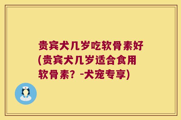 贵宾犬几岁吃软骨素好(贵宾犬几岁适合食用软骨素？-犬宠专享)