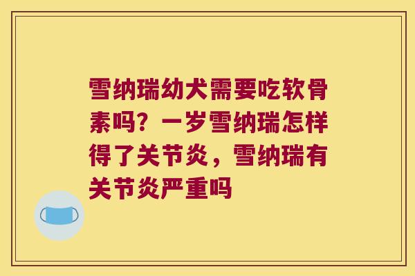 雪纳瑞幼犬需要吃软骨素吗?一岁雪纳瑞怎样得了,雪纳瑞有严重吗 雪纳瑞幼犬需要吃软骨素吗?一岁雪纳瑞怎样得了,雪纳瑞有严重吗