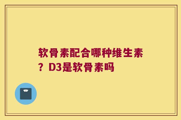 软骨素配合哪种维生素?D3是软骨素吗 软骨素配合哪种维生素?D3是软骨素吗