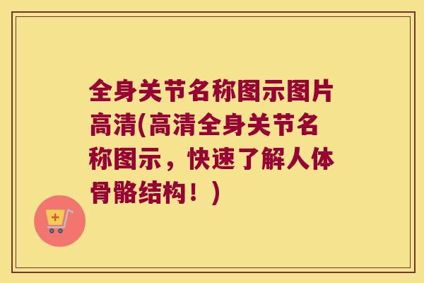 全身关节名称图示图片高清(高清全身关节名称图示,快速了解人体骨骼结构!) 全身关节名称图示图片高清(高清全身关节名称图示,快速了解人体骨骼结构!)