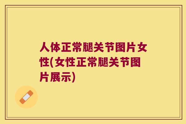 人体正常腿关节图片女性(女性正常腿关节图片展示) 人体正常腿关节图片女性(女性正常腿关节图片展示)