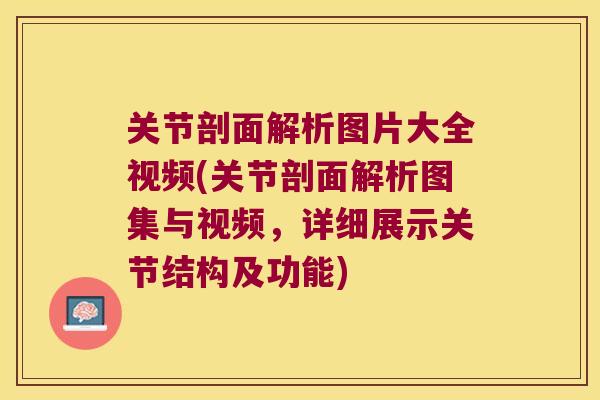 关节剖面解析图片大全视频(关节剖面解析图集与视频，详细展示关节结构及功能)