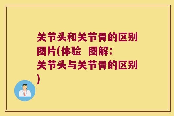 关节头和关节骨的区别图片(体验  图解：关节头与关节骨的区别)