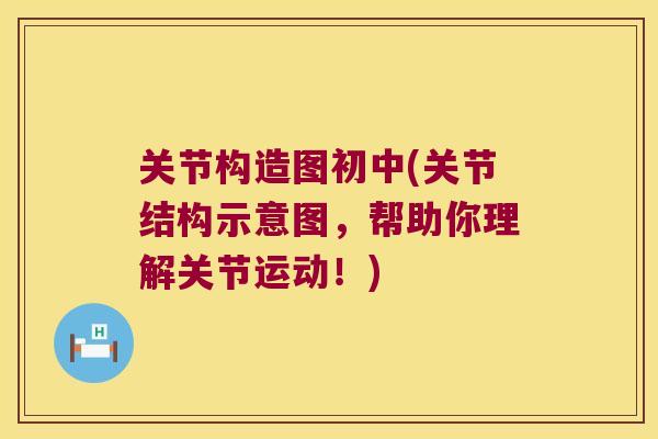 关节构造图初中(关节结构示意图，帮助你理解关节运动！)