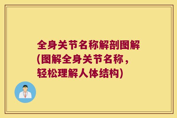 全身关节名称解剖图解(图解全身关节名称,轻松理解人体结构) 全身关节名称解剖图解(图解全身关节名称,轻松理解人体结构)