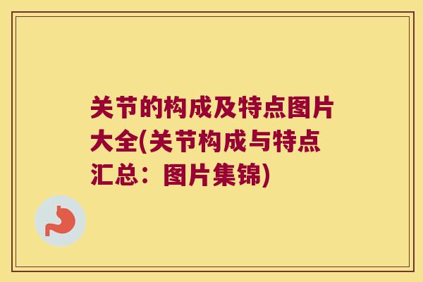 关节的构成及特点图片大全(关节构成与特点汇总:图片集锦) 关节的构成及特点图片大全(关节构成与特点汇总:图片集锦)