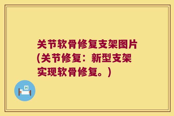 关节软骨修复支架图片(关节修复:新型支架实现软骨修复。) 关节软骨修复支架图片(关节修复:新型支架实现软骨修复。)