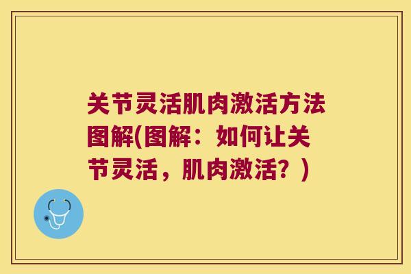 关节灵活肌肉激活方法图解(图解:如何让关节灵活,肌肉激活?) 关节灵活肌肉激活方法图解(图解:如何让关节灵活,肌肉激活?)