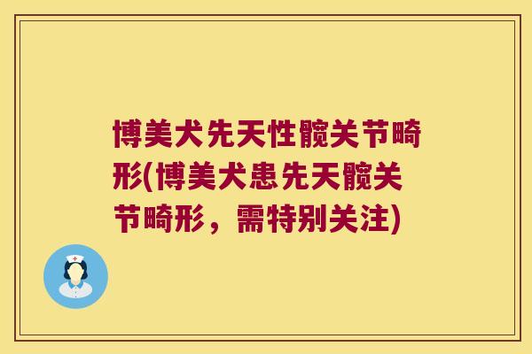 博美犬先天性髋关节畸形(博美犬患先天髋关节畸形,需特别关注) 博美犬先天性髋关节畸形(博美犬患先天髋关节畸形,需特别关注)