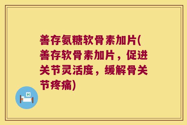 善存氨糖软骨素加片(善存软骨素加片，促进关节灵活度，缓解骨关节)