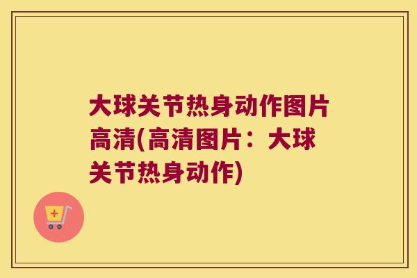 大球关节热身动作图片高清(高清图片：大球关节热身动作)