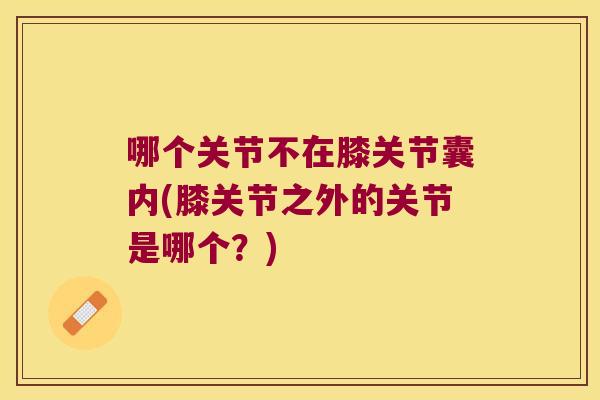 哪个关节不在膝关节囊内(膝关节之外的关节是哪个？)