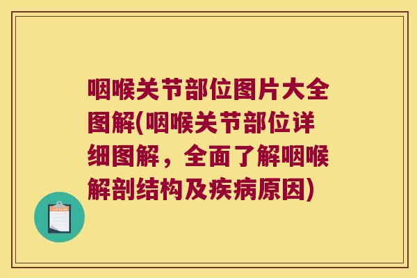咽喉关节部位图片大全图解(咽喉关节部位详细图解,全面了解咽喉解剖结构及原因) 咽喉关节部位图片大全图解(咽喉关节部位详细图解,全面了解咽喉解剖结构及原因)