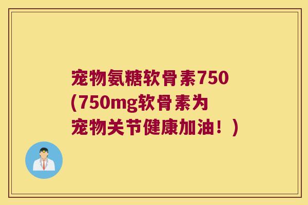 宠物氨糖软骨素750(750mg软骨素为宠物关节健康加油!) 宠物氨糖软骨素750(750mg软骨素为宠物关节健康加油!)