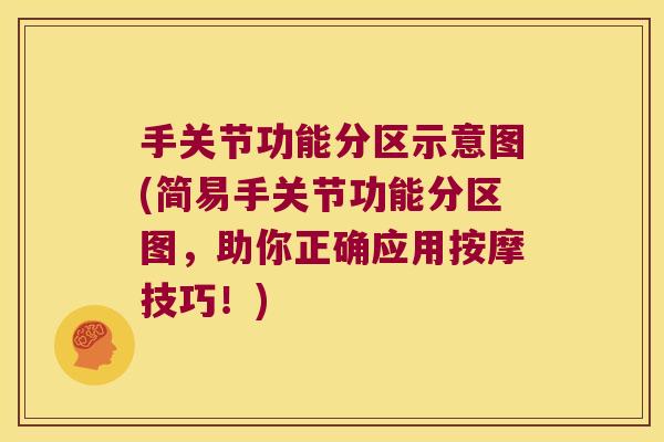 手关节功能分区示意图(简易手关节功能分区图,助你正确应用按摩技巧!) 手关节功能分区示意图(简易手关节功能分区图,助你正确应用按摩技巧!)