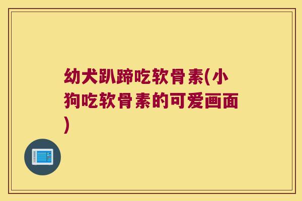 幼犬趴蹄吃软骨素(小狗吃软骨素的可爱画面) 幼犬趴蹄吃软骨素(小狗吃软骨素的可爱画面)