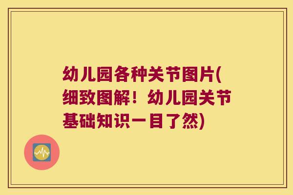 幼儿园各种关节图片(细致图解!幼儿园关节基础知识一目了然) 幼儿园各种关节图片(细致图解!幼儿园关节基础知识一目了然)
