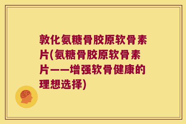 敦化氨糖骨胶原软骨素片(氨糖骨胶原软骨素片——增强软骨健康的理想选择)
