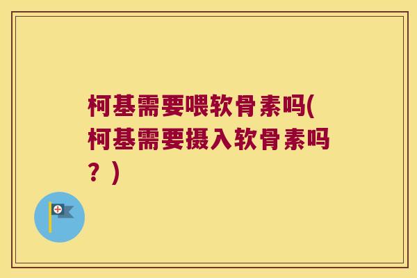 柯基需要喂软骨素吗(柯基需要摄入软骨素吗？)