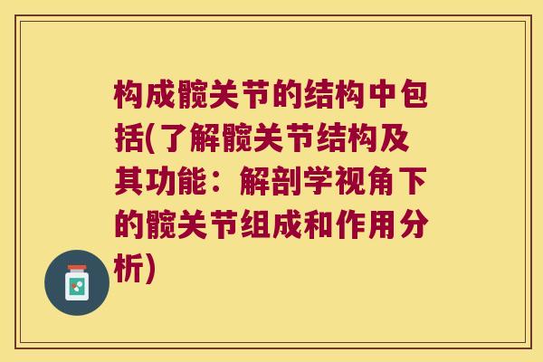 构成髋关节的结构中包括(了解髋关节结构及其功能：解剖学视角下的髋关节组成和作用分析)