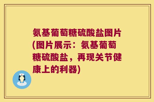 氨基葡萄糖硫酸盐图片(图片展示：氨基葡萄糖硫酸盐，再现关节健康上的利器)