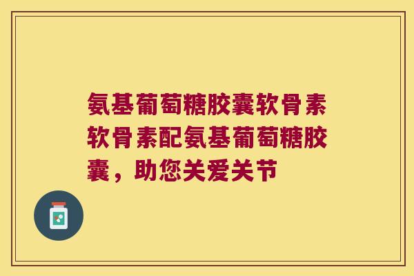 氨基葡萄糖胶囊软骨素软骨素配氨基葡萄糖胶囊,助您关爱关节 氨基葡萄糖胶囊软骨素软骨素配氨基葡萄糖胶囊,助您关爱关节