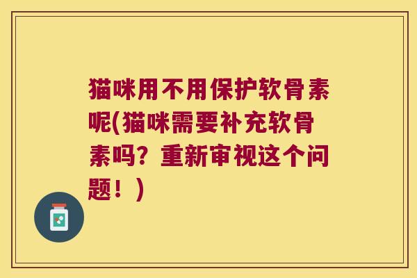 猫咪用不用保护软骨素呢(猫咪需要补充软骨素吗？重新审视这个问题！)
