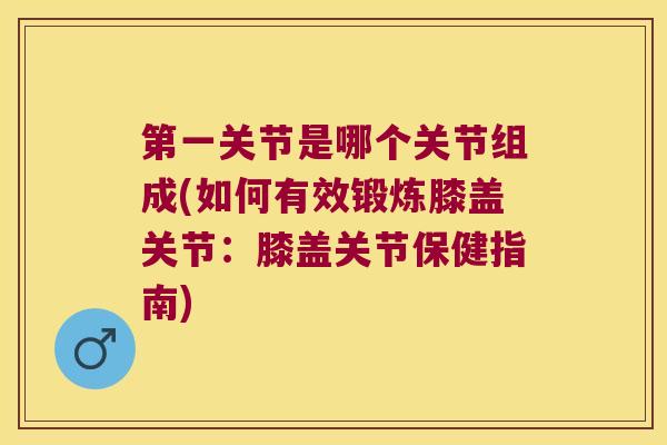 第一关节是哪个关节组成(如何有效锻炼膝盖关节：膝盖关节保健指南)