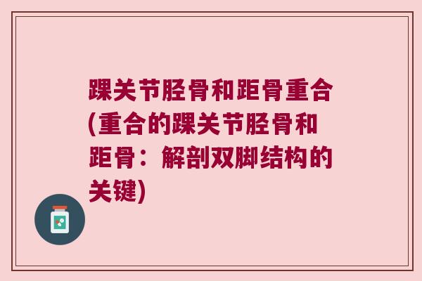 踝关节胫骨和距骨重合(重合的踝关节胫骨和距骨：解剖双脚结构的关键)