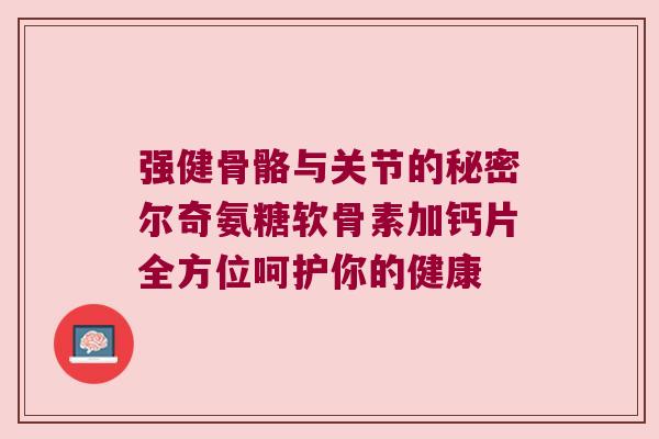 强健骨骼与关节的秘密尔奇氨糖软骨素加钙片全方位呵护你的健康 强健骨骼与关节的秘密尔奇氨糖软骨素加钙片全方位呵护你的健康