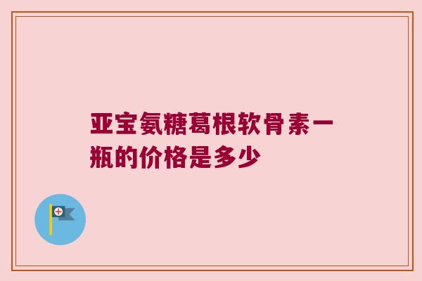 亚宝氨糖葛根软骨素一瓶的价格是多少 亚宝氨糖葛根软骨素一瓶的价格是多少